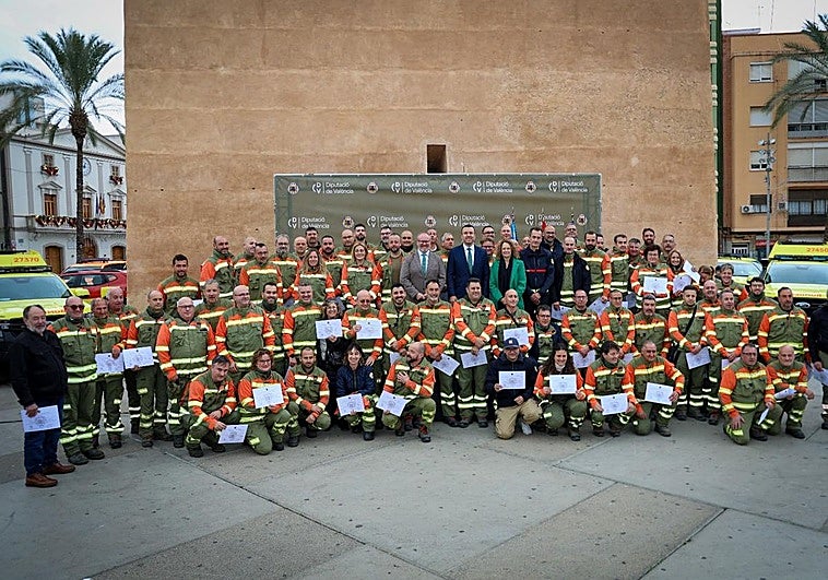El Consorcio Provincial de Valencia reconoce la categoría profesional de bomberos forestales a sus brigadistas